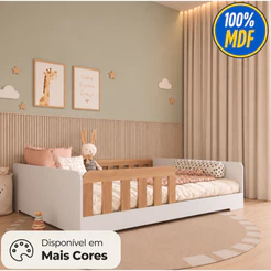 Cama Infantil Montessoriana Casal 100% MDF Tony Mobikasa