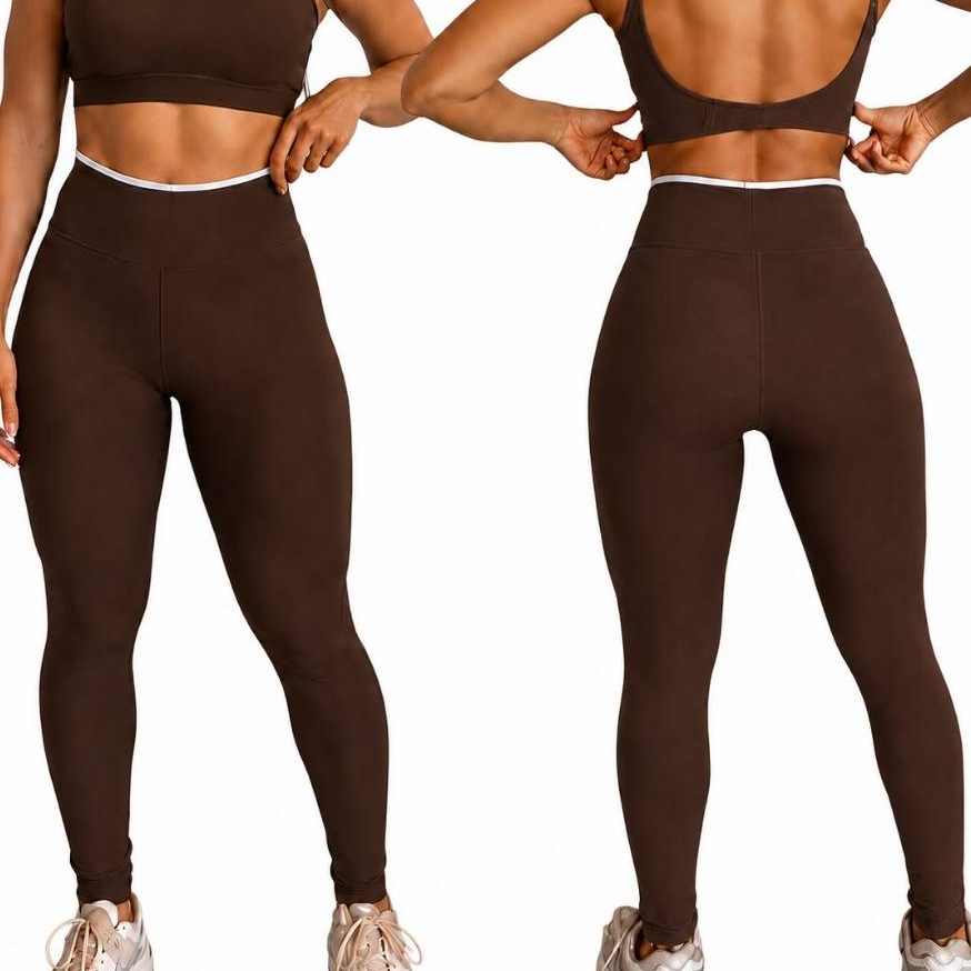 Calça Line Suplex Cintura Alta Grossa Zero Transparência Virgínia Roupa Academia Ginástica Fitness