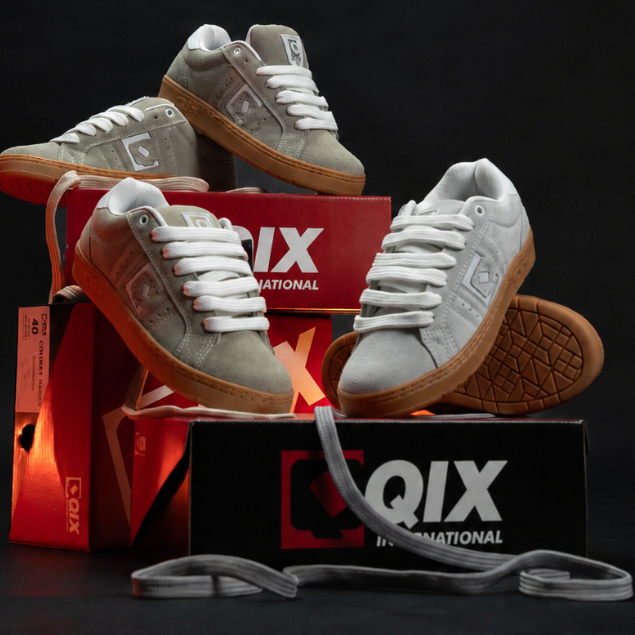 Tênis Qix Combat Suede Original Novas Cores Skatista Macio Couro Camurça Masculino Feminino