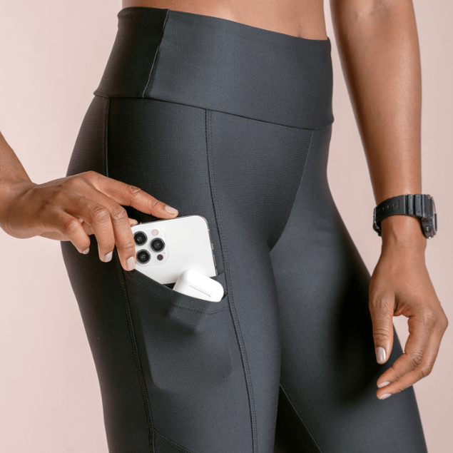 Calça Lupo AF Legging Run Cós Alto Anatômico Tecnologia Up Control Conforto Respirável Corrida