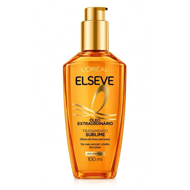 Óleo Capilar Elseve L'Oréal Paris - Nutrição Intensa e Brilho Radiante, 100ml