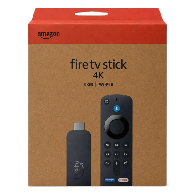 Amazon Fire TV Stick 4K Sistema Fire OS Wi-fi 6 8GB - Com Alexa Comando de Voz integrado