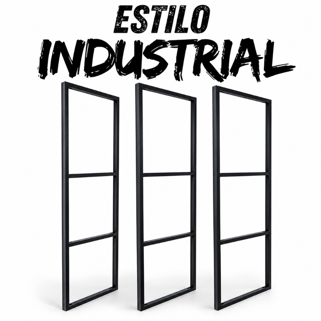 Suporte Para Prateleira Tripla Estilo Industrial Parede ou Teto Moderno 95x29cm