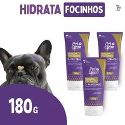 Kit 3 Hidrata Focinhos Pet Clean - 60g