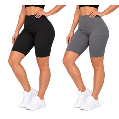 Kit 2 Bermuda Feminina Legging Ciclista meia coxa