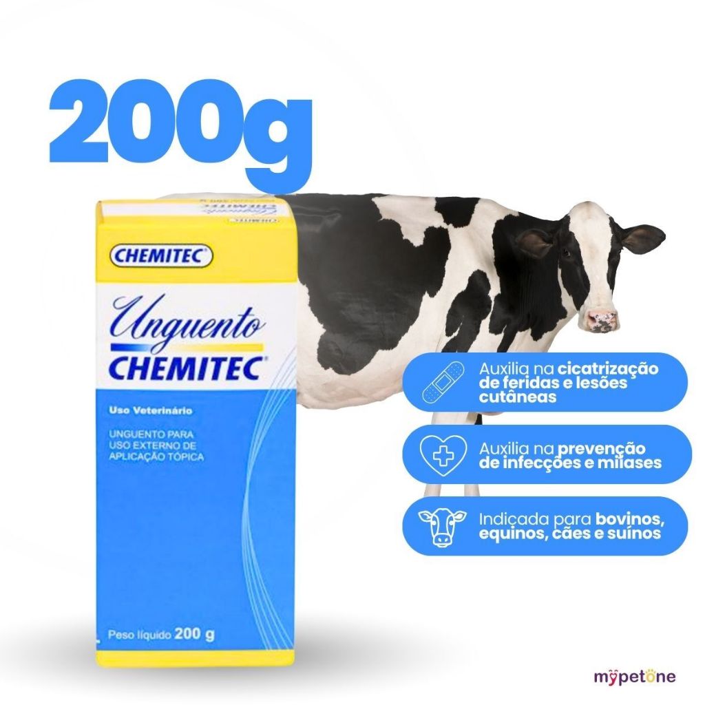 Unguento Chemitec Pomada Cicatrizante - 200 g