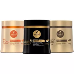 Kit Cronograma Capilar Para Cabelos Frágeis 500gr Haskell