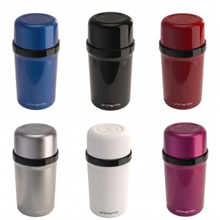 Garrafa Térmica 250ml Fano Escolar Unitermi Café Leite Chá Suco Água Ampola de Vidro Leve Portátil