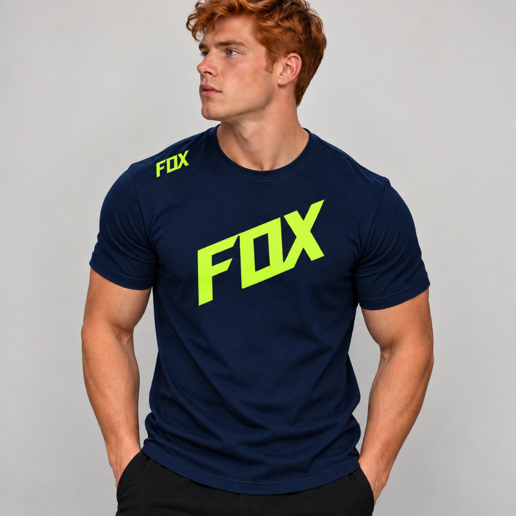 Camisa Camiseta FOX NEON Super Lançamento Exelente Acabamento Alto Conforto Perfeita Festas e Baladas 100% Algodão