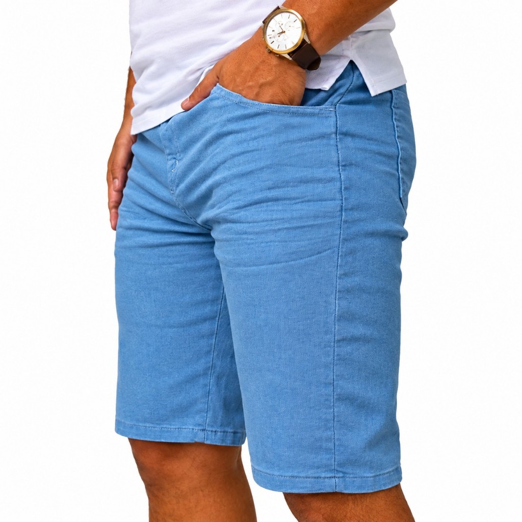Bermuda Jeans Masculina Lycra|Elastano Premium|Vários Modelos |Shorts Masculinos|Conforto
