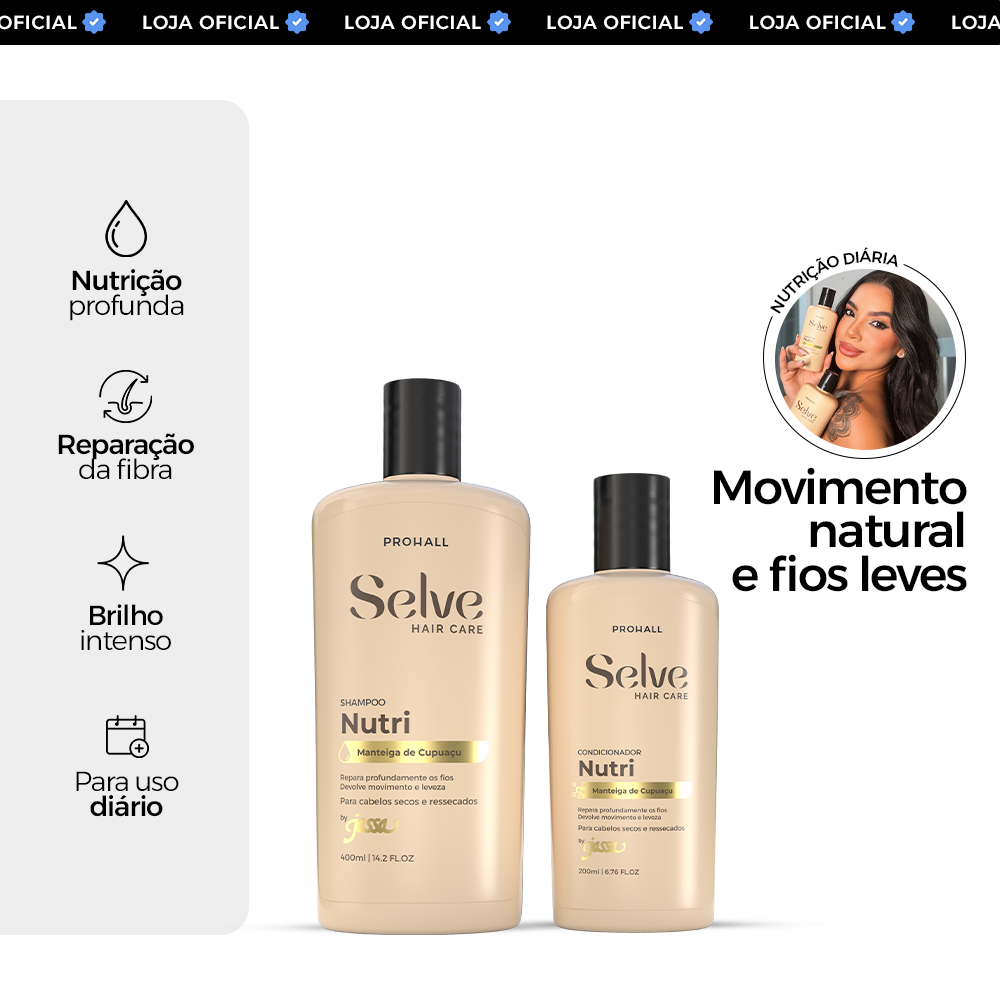 Tratamento Nutritivo para Fim do Cabelo Seco e Sem Brilho | Selve Nutri