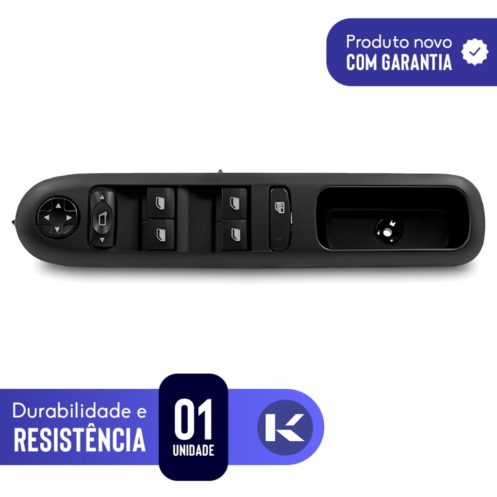 Botão Comando Vidro Elétrico Peugeot 308 3008 408 5008 Regulagem Retrovisor Sem Rebatimento — imagem 2 de 2
