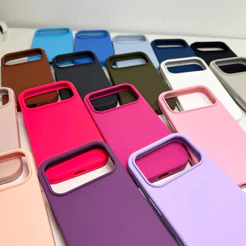 Capinha Aveludado para celular iPhone 18/18 PRO 18 PRO MAX PRONTO ENTREGAR TOQUE SUAVE, CORES VIBRANTES