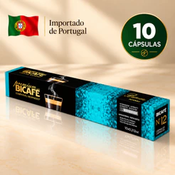 Cápsula Importada Café Premium Blue 10 Cápsulas Importadas Bicafé Compatível Nespresso Intensidade 12