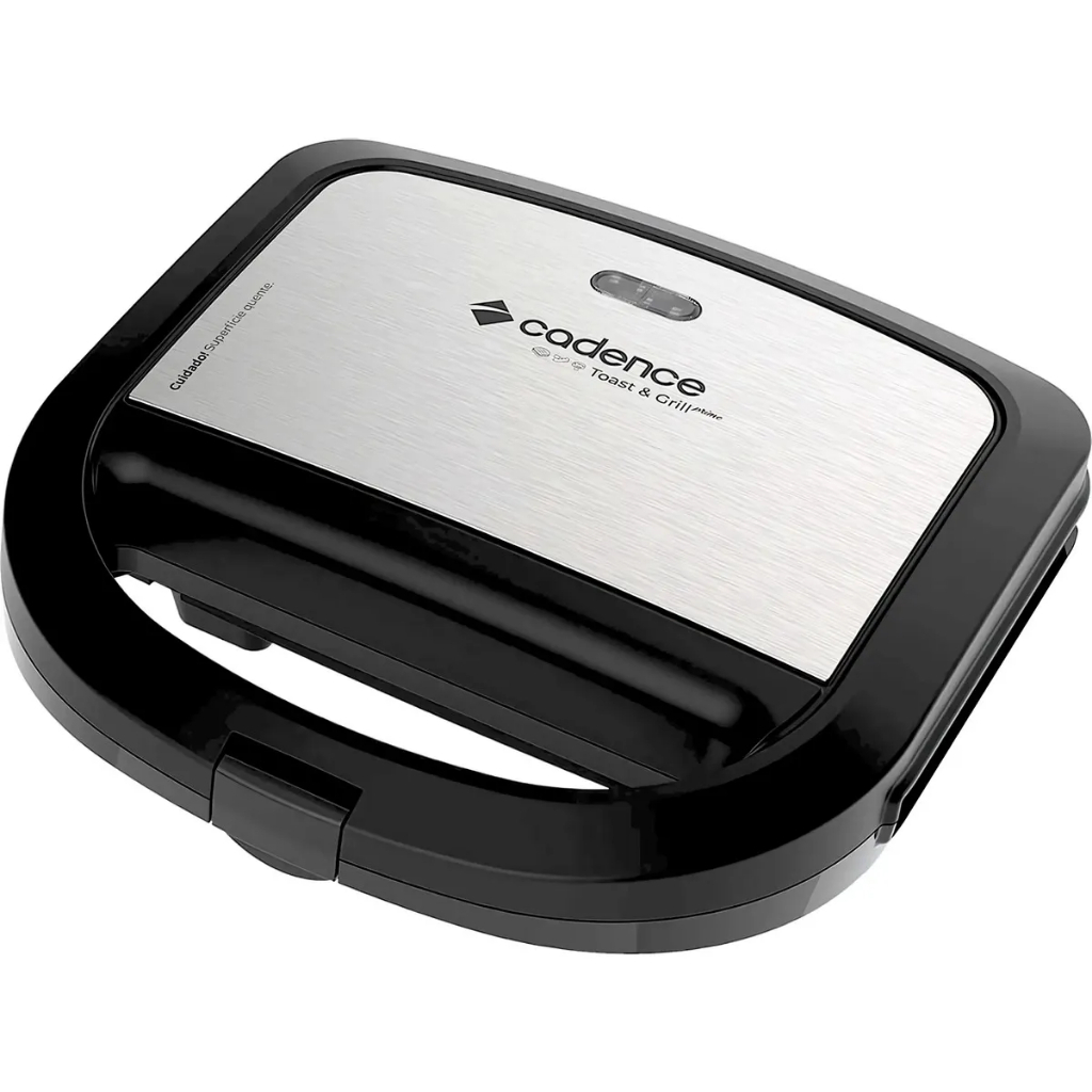 Sanduicheira Elétrica Cadence Toast & Grill Prime SAN615 750W Antiaderente Inox
