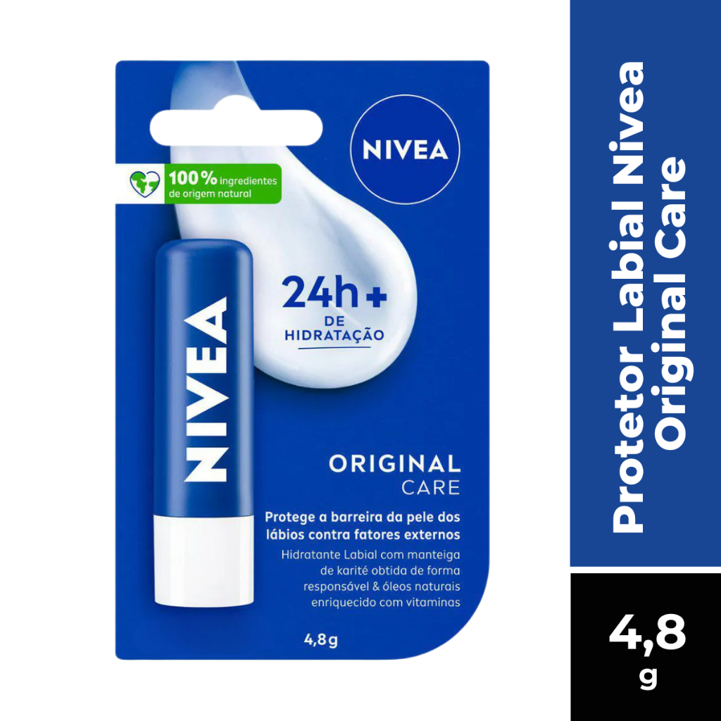 Protetor Labial Nivea Original Care 4,8g - 1 unidade