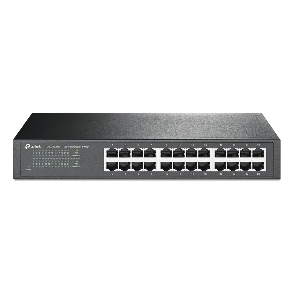 Switch 24 Portas Gigabit 10/100/1000 Mbps Tp-link Tl-sg1024d