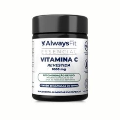 Vitamina C Revestida (Microencapsulada) AlwaysFit - 1000 mg - 60 Cápsulas