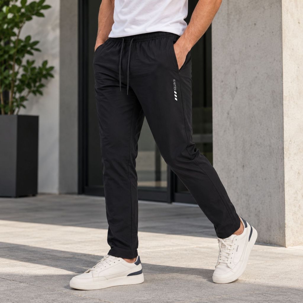 Calça Masculina Tactel Elastano Esportiva Casual Leve Flexível Kartter