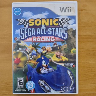 Jogo Sonic Sega All Stars Racing Nintendo Wii Original Mídia Física