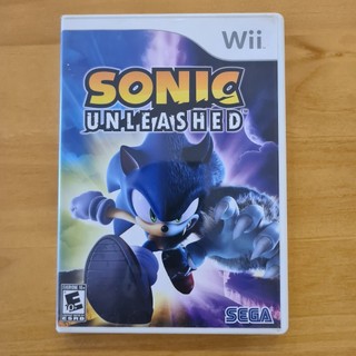 Jogo Sonic Unleashed Nintendo Wii Original Mídia Física Usado