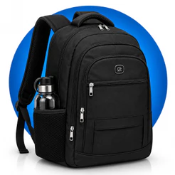 Mochila Masculina Reforçada Notebook 40L Grande Resistente Casual Executiva Escolar