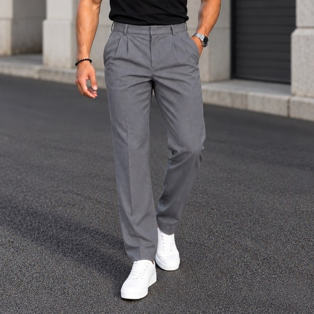 Calça Social Masculina Barata Reta Elegante do 36 ao 48