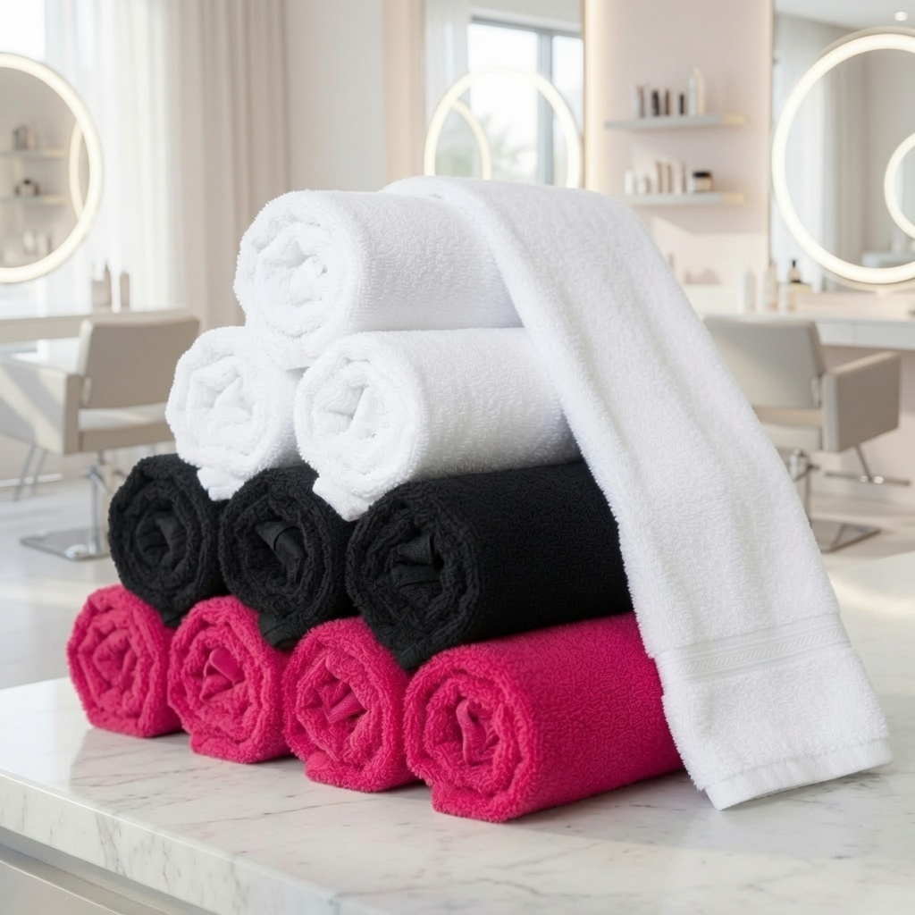 Kit 10 Toalhas de Rosto Para Salão Brancas 65x40 Premium Macias Alta Absorção 100% algodão — imagem 2 de 2