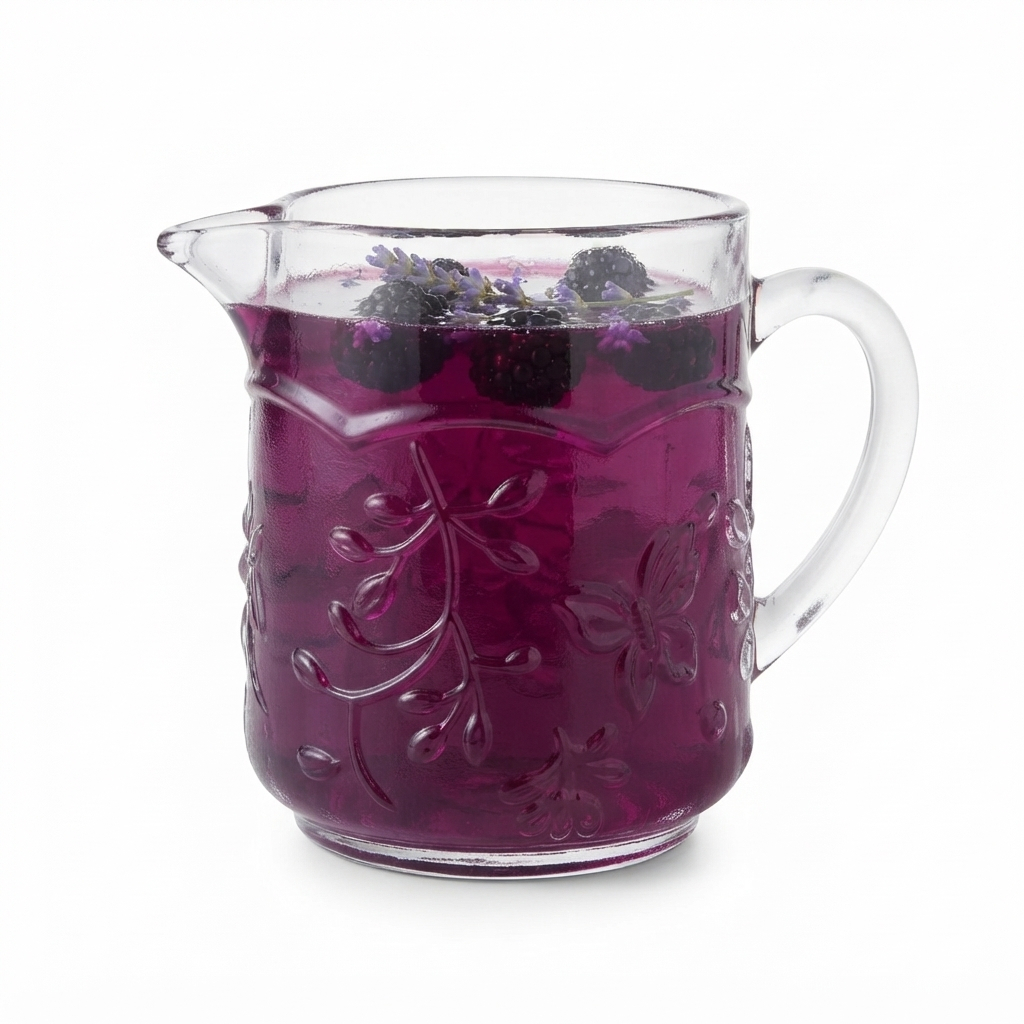 Leiteira Lyor New Butterfly de Cristal 200ml Jarrinha para Leite Café Chá Mesa Posta Café da Manhã Chá da Tarde Presente