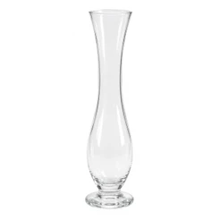 Vaso Solitario Lisboa Vidro Incolor Decoração Difusor Ambiente Arranjo Floral Folhagem Galhos Pequeno Delicado Fino