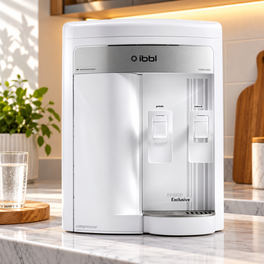 Purificador de Água IBBL FR600 Exclusive Branco Compressor Água Gelada e Natural Original