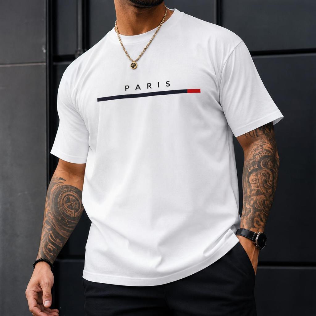 Camisa Camiseta Masculina Malha 100% Algodão Ultra Conforto Casual Alta Qualidade Básico Elegante