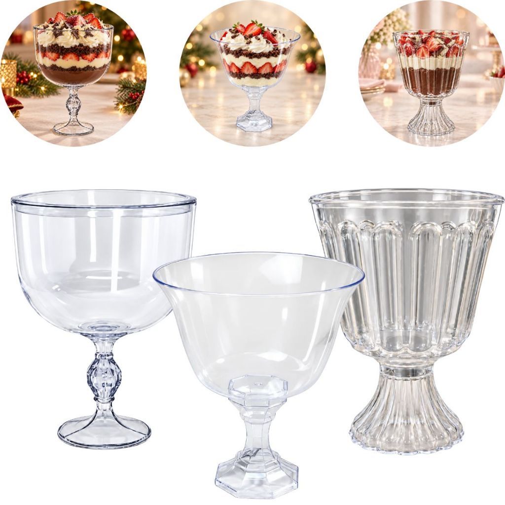 1~5 TAÇA GOURMET AMERICANA EXCLUSIVE 1.250 ML PARA BOLO SEM TAMPA (CHOCO) OFF