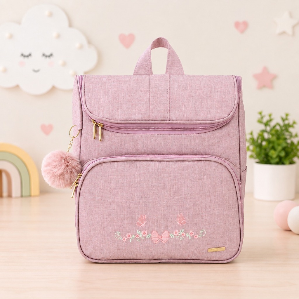 Bolsa Mochila Maternidade Impermeável Passeio Escolinha Creche Menino Menina Luxo