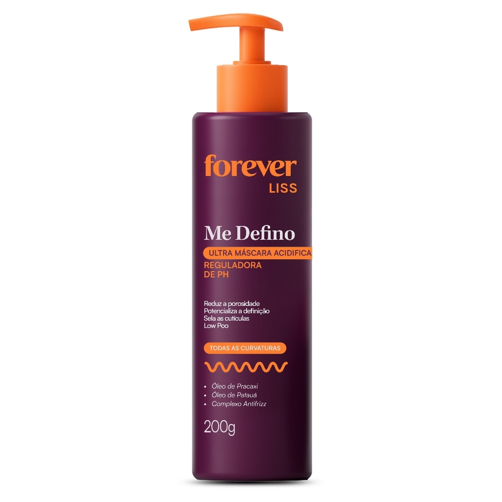 Máscara Acidificante Me Defino Forever Liss 200ml
