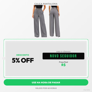 calça alfaiataria femenina pantalona
