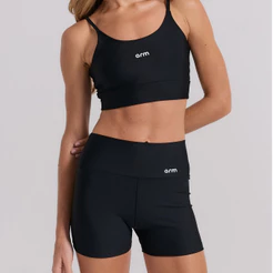 Conjunto Fitness Feminino Academia Short e Top Zero Transparência Arm Fitness