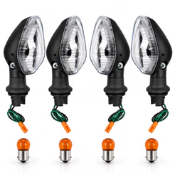 Kit 4 Pisca Seta de Moto CG Titan 125/150/160 Fan/Start 2014 até 2026 Cristal