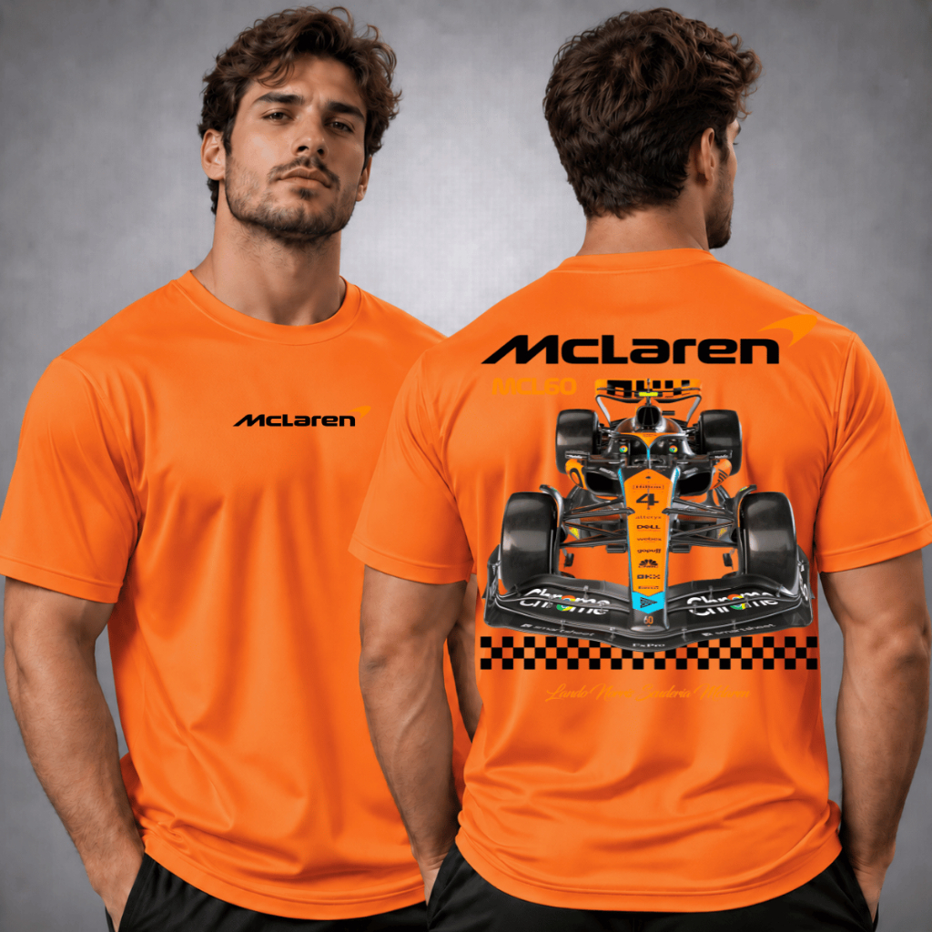 Camiseta Dry Fit Masculina McLaren Red Bull Racing Academia Corrida Treino Racing F1