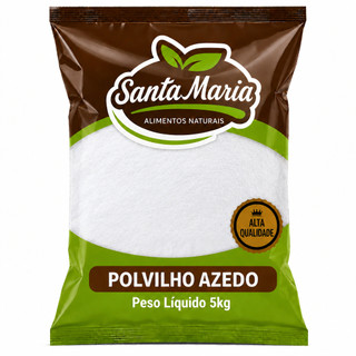 Polvilho Azedo Kit Com 5 Unidades De1 KG Receita Para Pão De Queijo Saudável