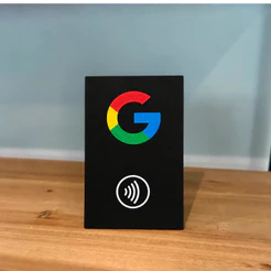 Placa NFC Avaliação Google para Comércio | Aproxime o Celular | Avalie no Google | Display de Balcão e ParedeNFC
