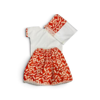 Saia e Bata infantil com estampa Africana - candomblé