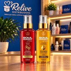 Óleo Sérum SOUL Perfect Liss 100ml - Sérum Extraordinário Blindagem - Sérum leave-in Ativador