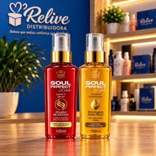 Óleo Sérum SOUL Perfect Liss 100ml - Sérum Extraordinário Blindagem - Sérum leave-in Ativ…