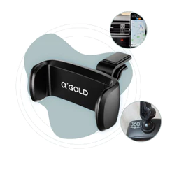 Suporte Veicular P/ Celular Painel Carro ar condicionado Giratório 360 Moto Extensível automotivo Universal mini