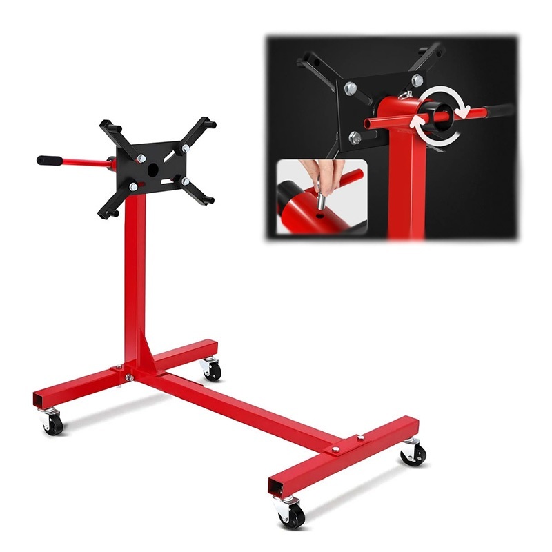 Suporte Cavalete Móvel Para Motores 4 E 6 Cilindros 600Kg，Suporte do motor com rotação de 360°