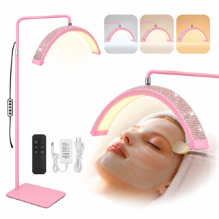 Led Ring Light Aesthetics 3 Tones Adjustable Half Moon Moon Lamp Skin Cleaning Salon| Bivolt 110/220V  LUPITA
