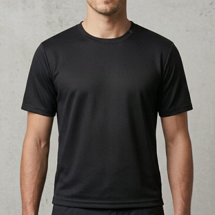 Camisa Masculina Básica 100% Poliéster Premium Verão Academia Corrida treino Sublimação