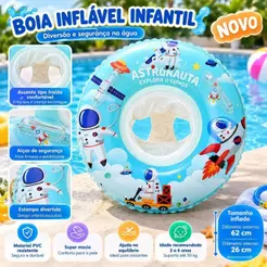 Boia Bote Fralda Inflável 70cm Infantil Bebê Menina Menino Brinquedo Piscina Oferta Super