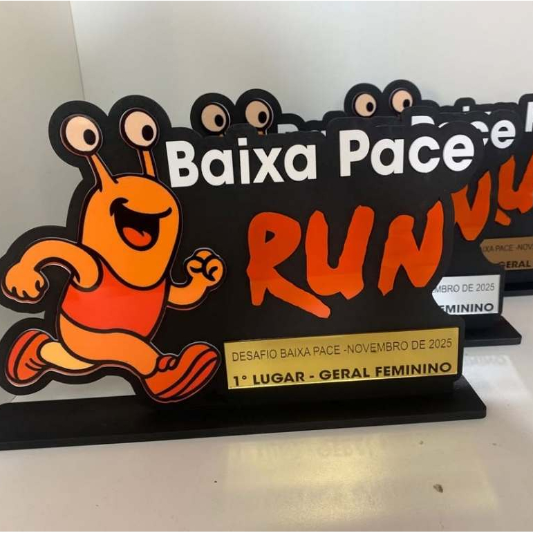 Troféu Personalizado 25cm MDF + Acrílico | Premiação Esportiva, Eventos e Empresas — imagem 2 de 2